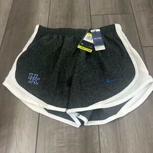 Nike Women's university of Kentucky Athletic Shorts with Blue Accents